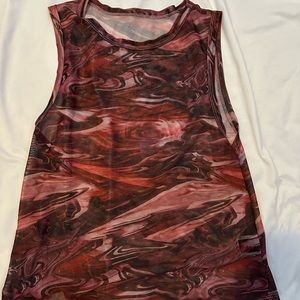 SHEIN curve- mesh tank top